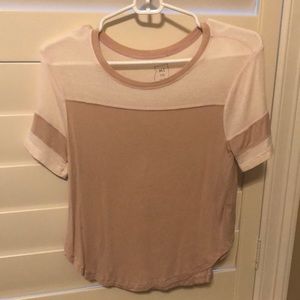 Pink and light pink t shirt